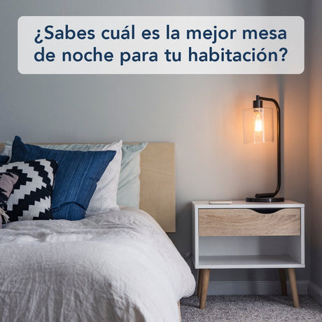 ¿Sabes cuál es la mejor mesa de noche para tu habitación? - Bylmo