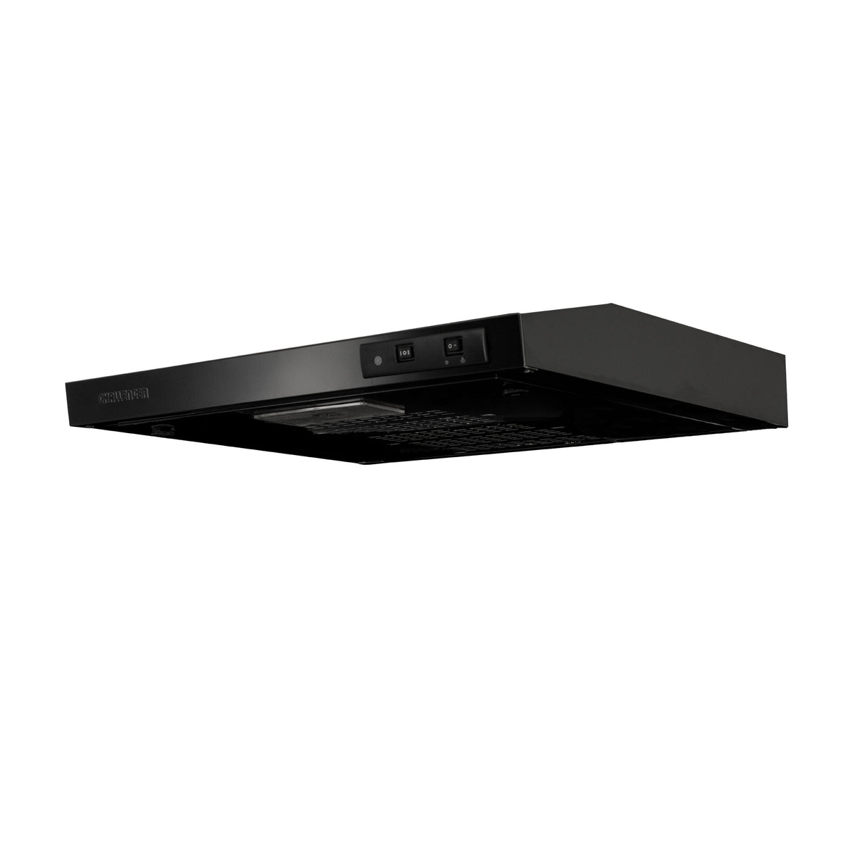 Campana Challenger Horizontal Negro 59.7x8cm 110 Voltios de Dos Velocidades - CAMPANAS Y EXTRACTORES | Bylmo