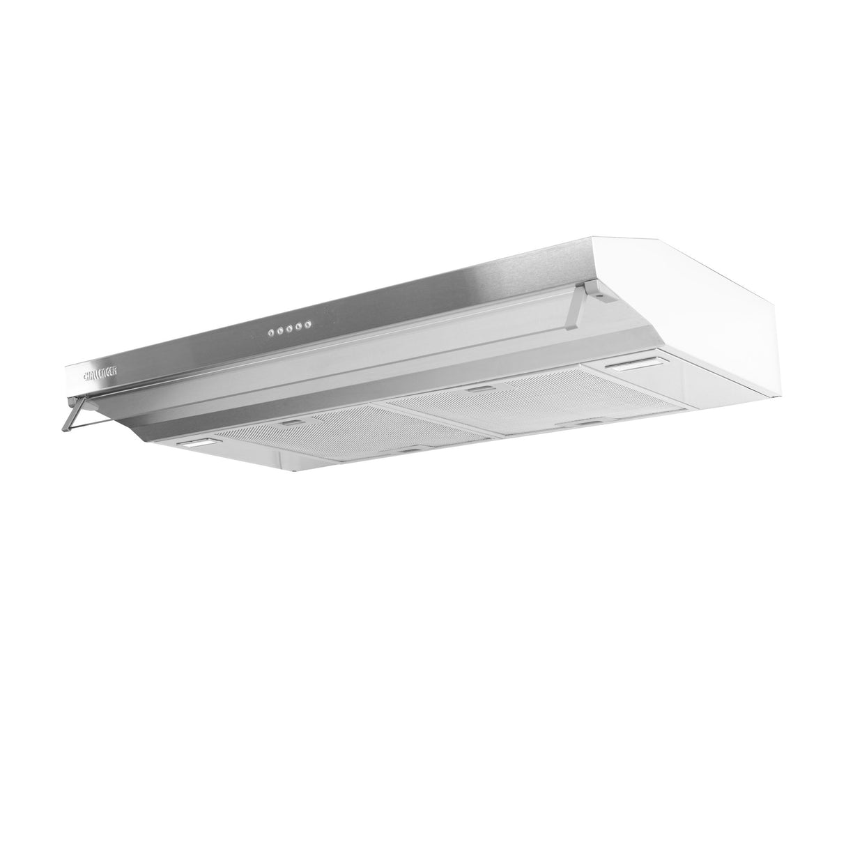 Campana Challenger Horizontal Plateado 90x13cm 110 Voltios de Tres Velocidades - CAMPANAS Y EXTRACTORES | Bylmo