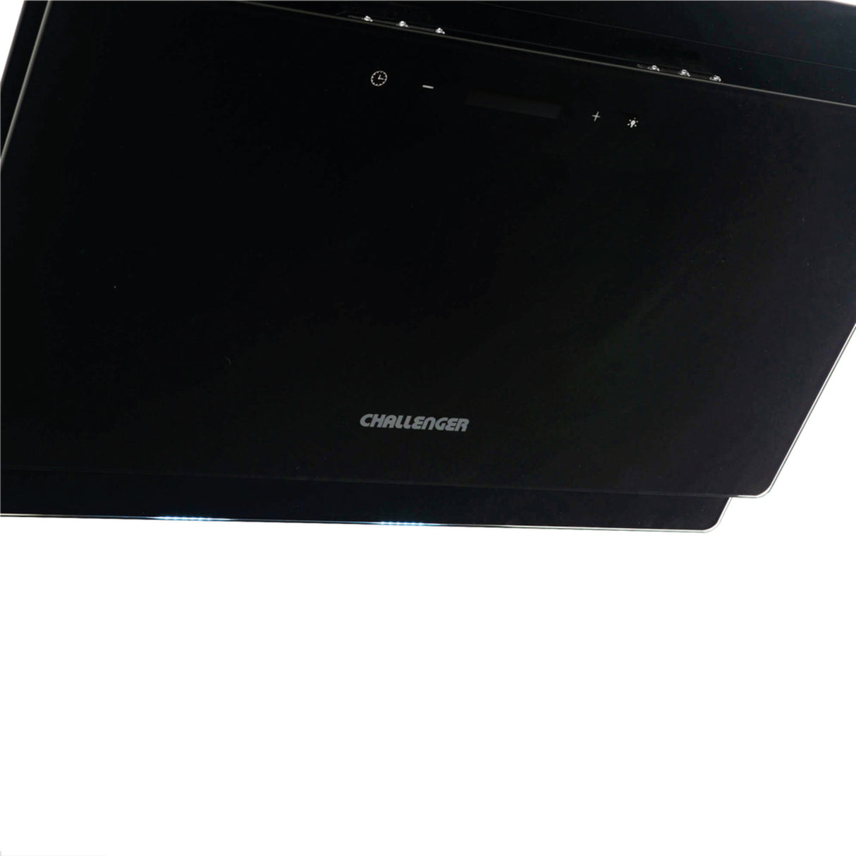 Campana Península Challenger Negro 95x52.5cm 110 Voltios de Tres Velocidades con Pantalla Digital y con Filtro de Carbón - CAMPANAS Y EXTRACTORES | Bylmo