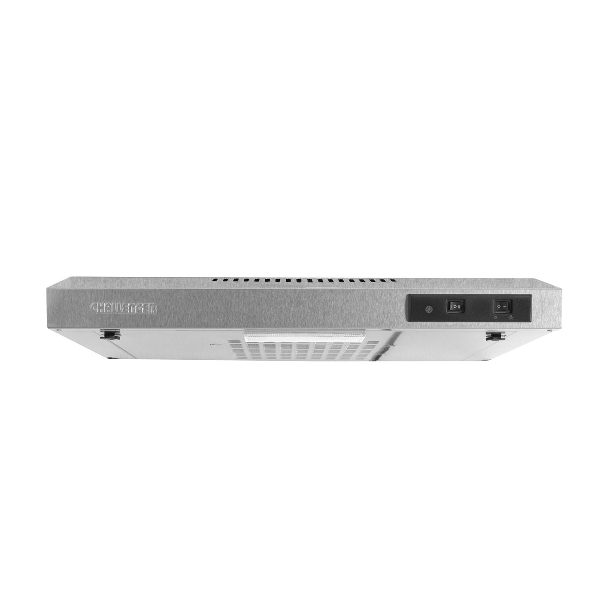 Campana Challenger Horizontal Plateado 59.7x8cm 110 Voltios de Dos Velocidades - CAMPANAS Y EXTRACTORES | Bylmo