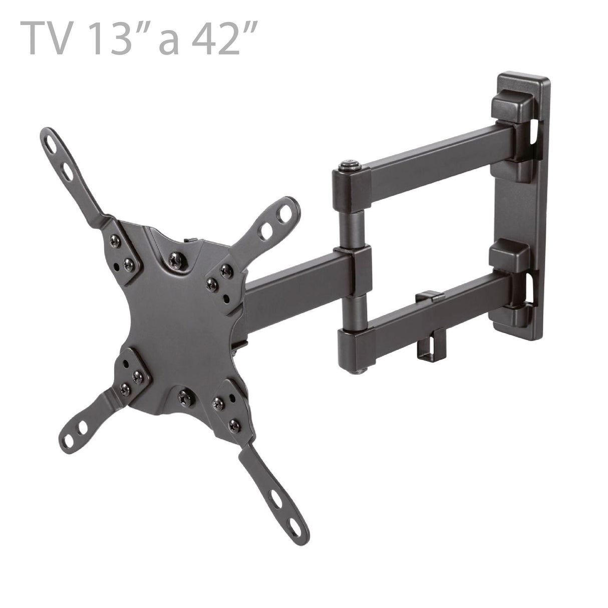 Soporte de TV Ajustable Instvflex Negro 22x22cm para Pantallas hasta 42" Pulgadas - SOPORTES PARA TV | Bylmo