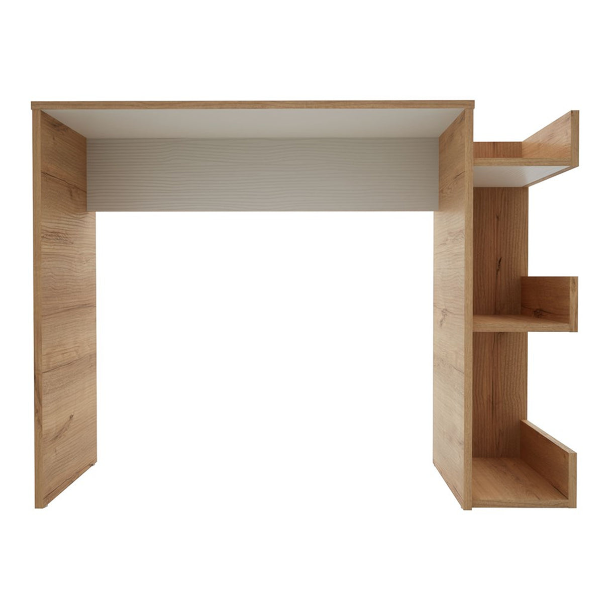 Escritorio Shelf Duna 100x73cm sin Cajones y con Organizador de Libros - Escritorios y Archivadores | Bylmo