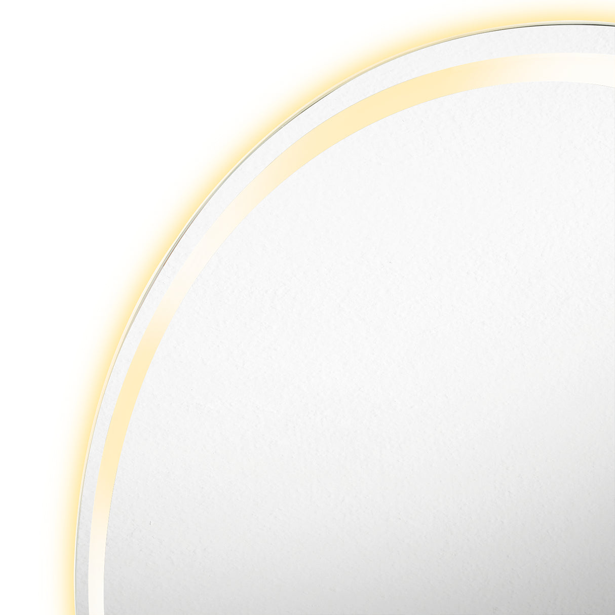 Espejo de Baño Led Malibu Plateado 80x80cm Redondo con Sandblasting - Espejos de Baño | Bylmo