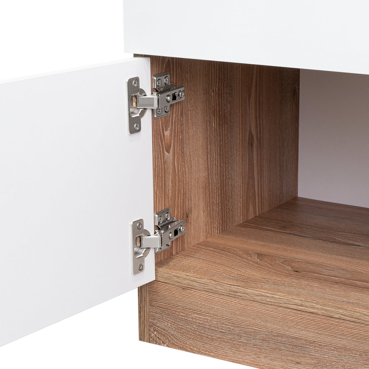 Mesa de Noche Nebraska Miel 50x52.6cm con Un Cajón - MESAS DE NOCHE | Bylmo