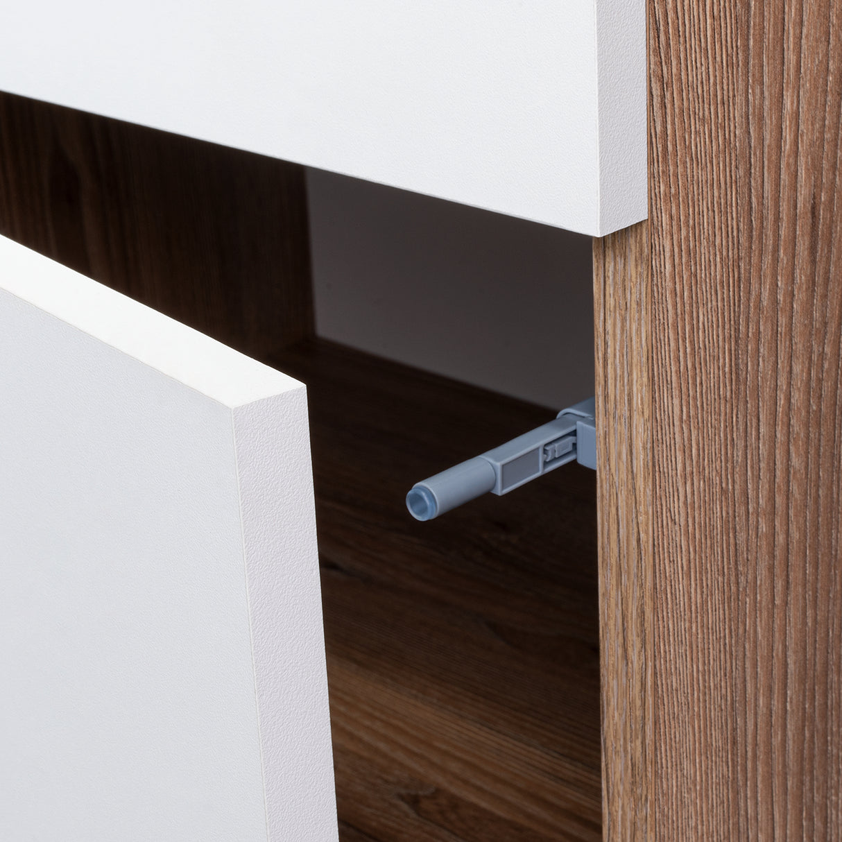 Mesa de Noche Nebraska Miel 50x52.6cm con Un Cajón - MESAS DE NOCHE | Bylmo