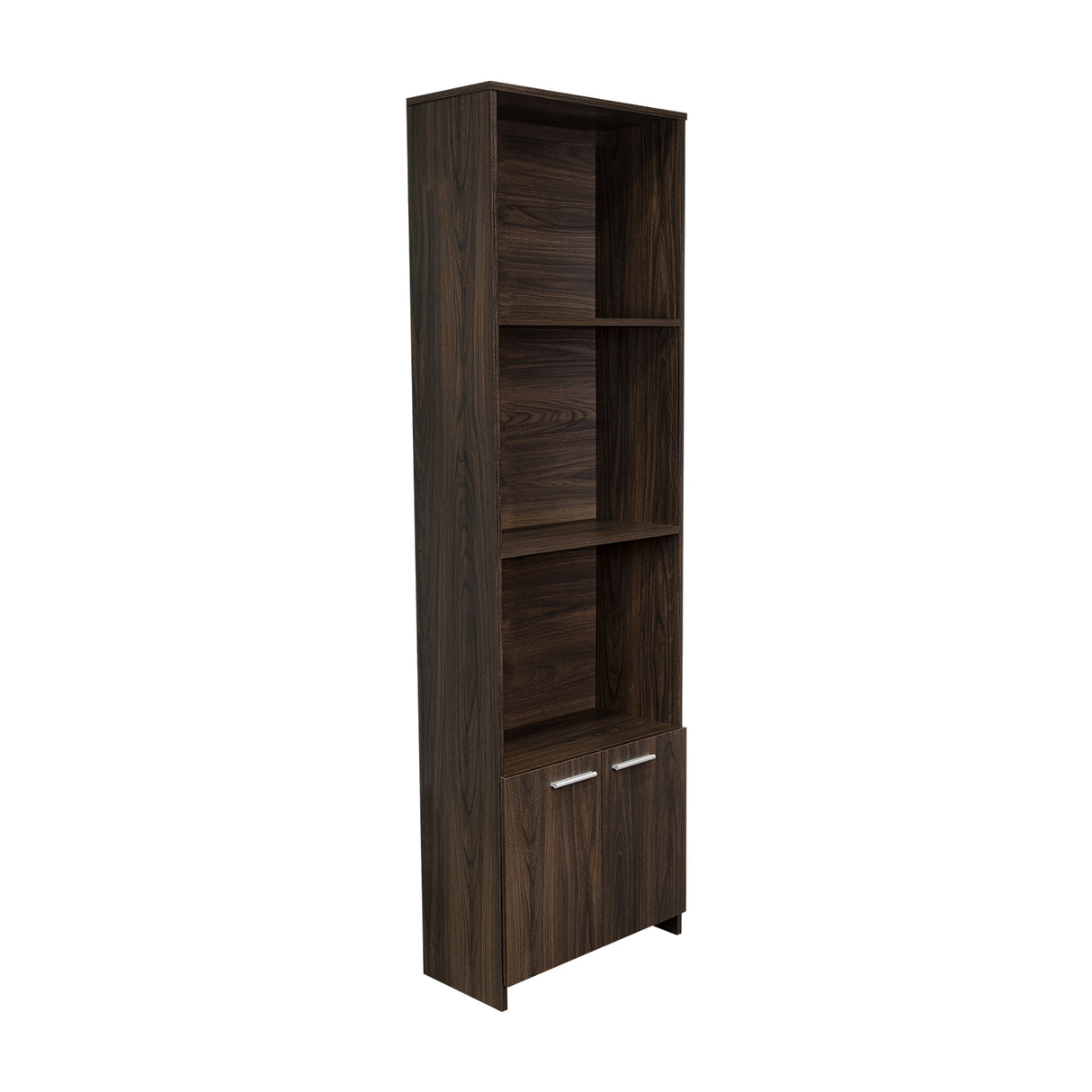 Biblioteca Ofice Habano 55.1x181.5cm con Tres Compartimientos y con Un Cajón - Bibliotecas | Bylmo