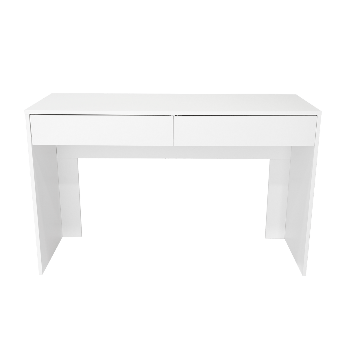 Escritorio Acre Blanco 120.2x75cm Con Dos Cajones - Escritorios y Archivadores | Bylmo