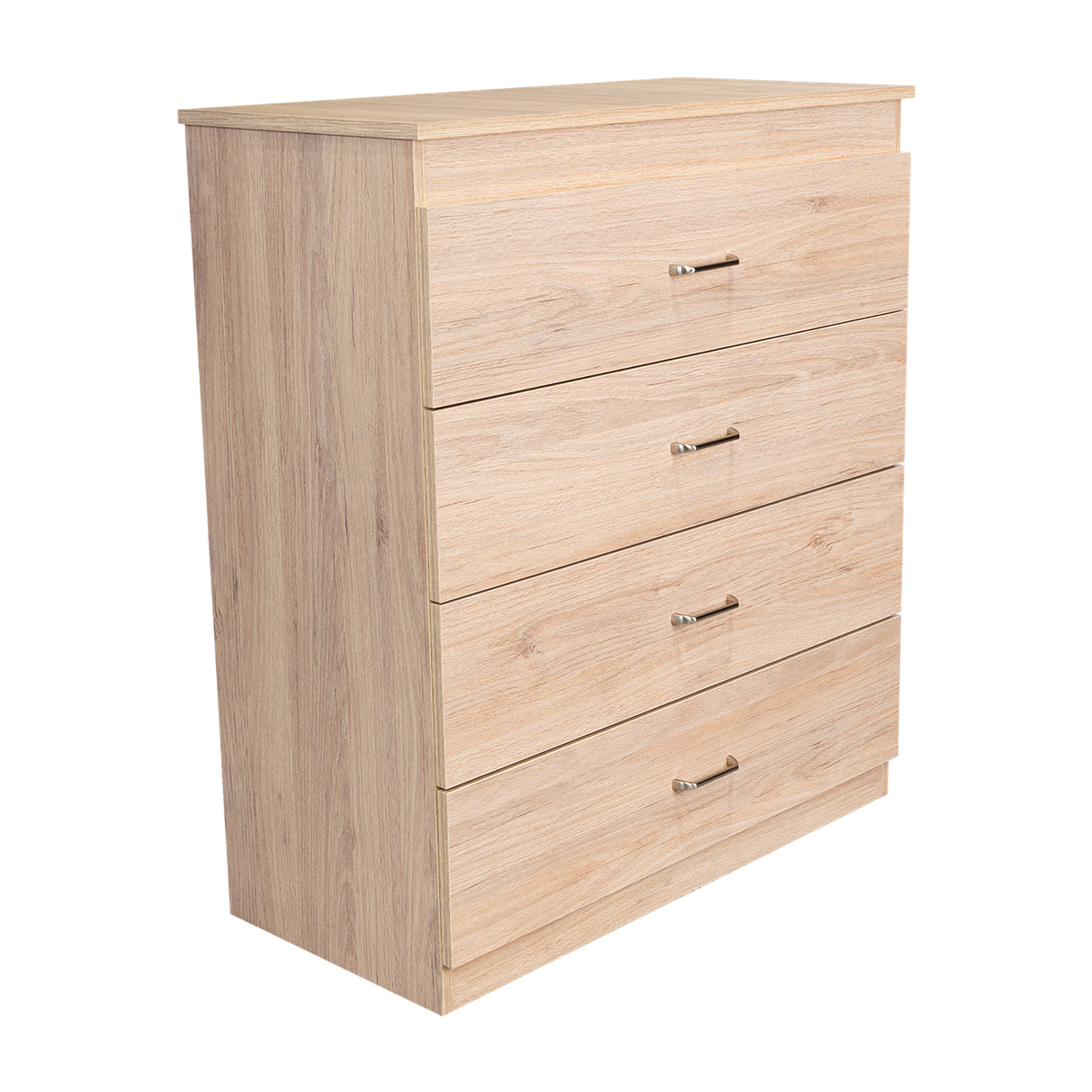 Cómoda Santino Rovere y Blanco 80x91.1cm De Cuatro Hileras con Cuatro Cajones - Cajoneras | Bylmo