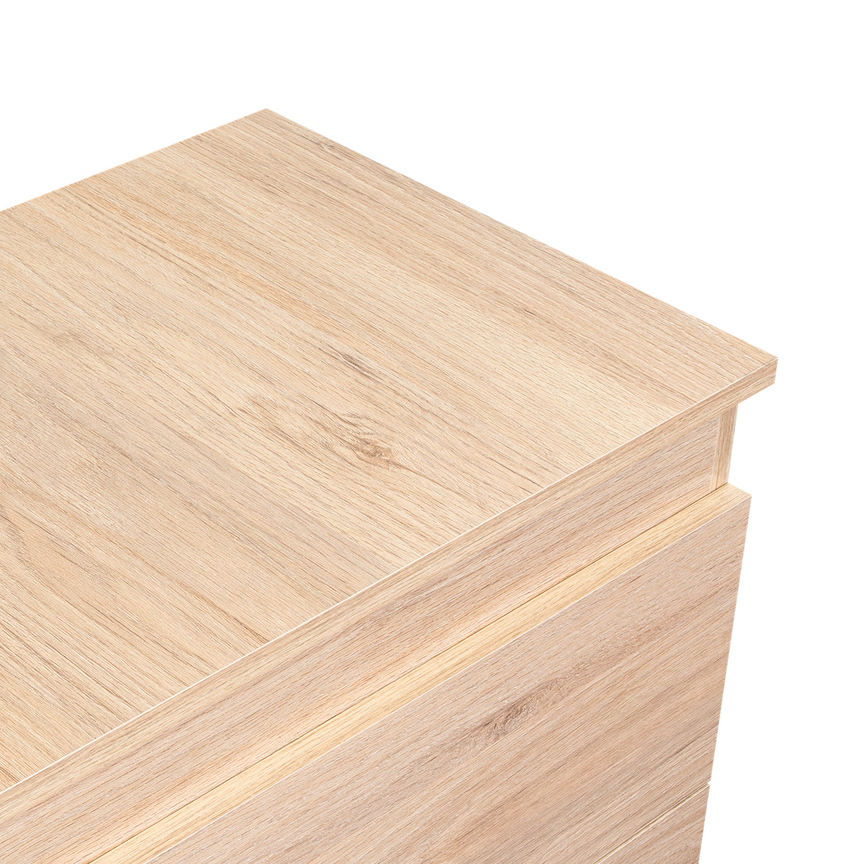 Cómoda Santino Rovere y Blanco 80x91.1cm De Cuatro Hileras con Cuatro Cajones - Cajoneras | Bylmo