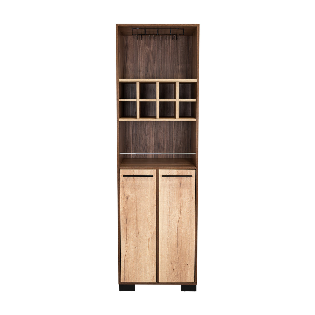 Bar Marsella Gales 52.9x179.8cm con Un Cajón y con Ocho Portabotellas - Bares | Bylmo