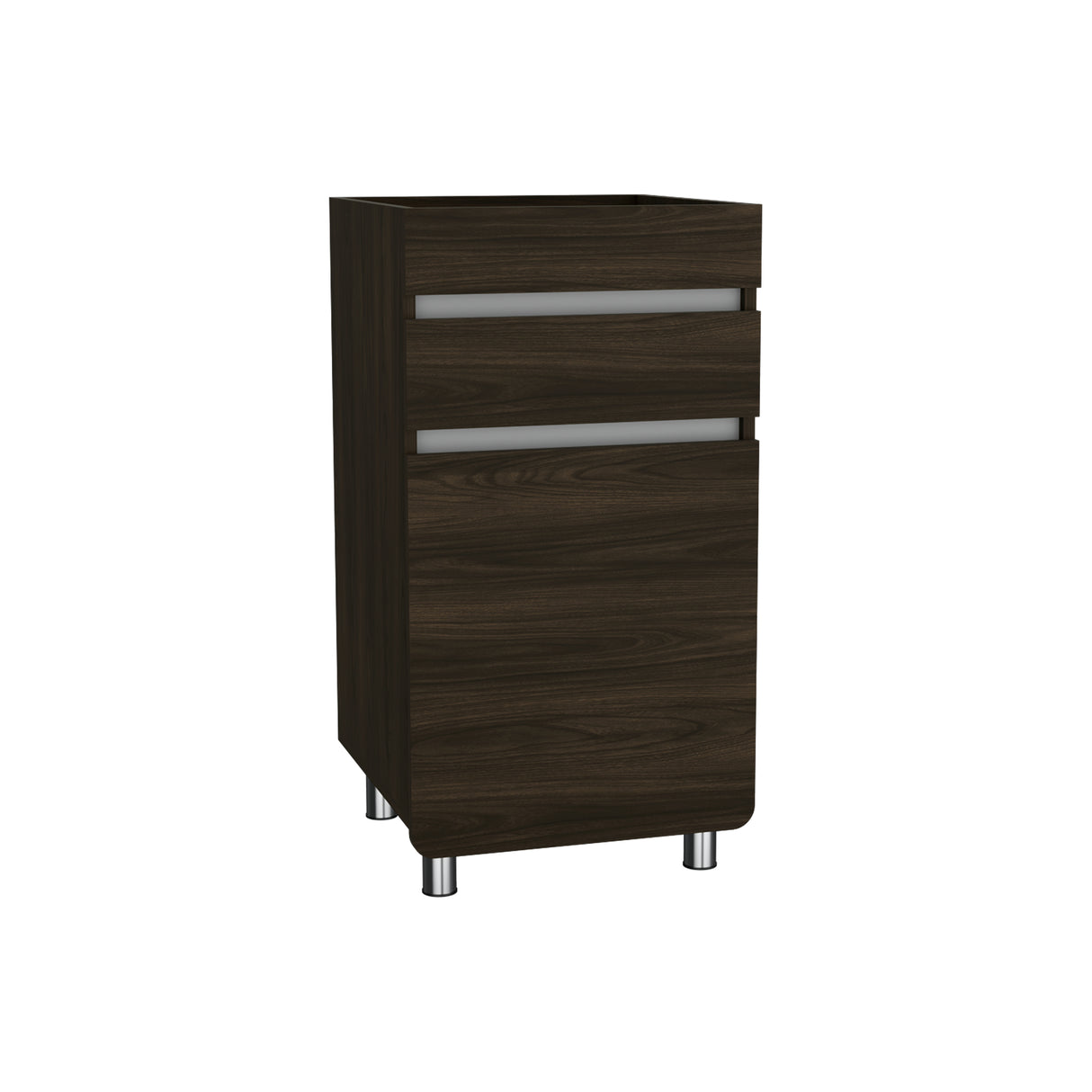 Mueble para Lavamanos Aluvia Habano 44.5x85cm Individual sin Lavamanos y con Una Puerta - MUEBLES PARA LAVAMANOS | Bylmo