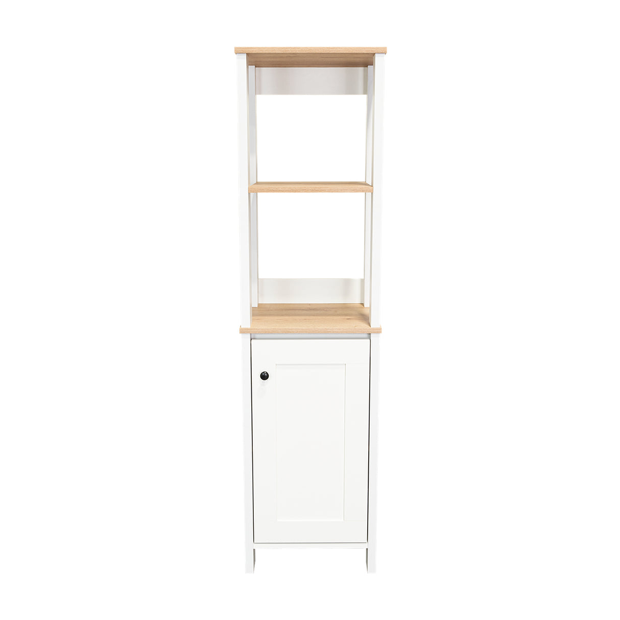 Optimizador de Baño Blanco 40x150.7cm sin Cajones y con Un Entrepaño - Muebles para Baño | Bylmo