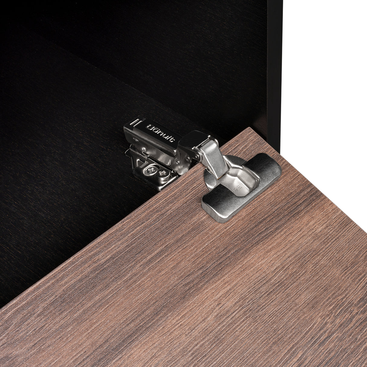 Rack de TV Wema Wengue 130x49cm Para TV Hasta 58 Pulgadas con Tres Cajones - Muebles de TV | Bylmo