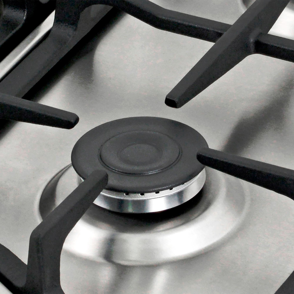 Estufa de Empotrar Challenger Plateado 76x0.1cm Para Gas Natural con Cinco Quemadores - ESTUFAS DE EMPORTRAR Y CUBIERTAS | Bylmo