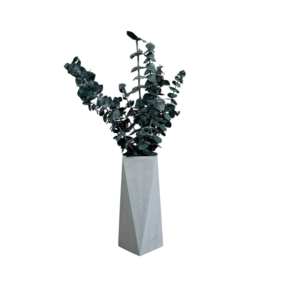 Florero Alice Gris 7x20cm de 0.37 Litros con Acabado Mate - Jardineria | Bylmo