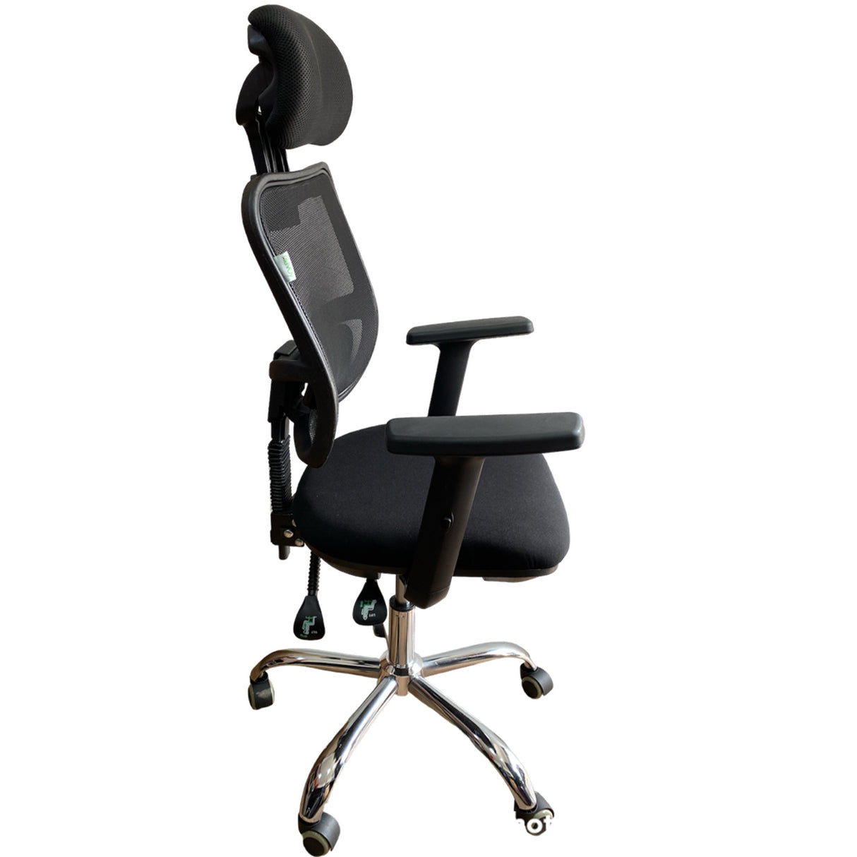 Silla Gerencial Redentor Pro Negro 47x113cm Reclinable con Soporte Lumbar y Apoya Cabezas - SILLAS DE OFICINA | Bylmo
