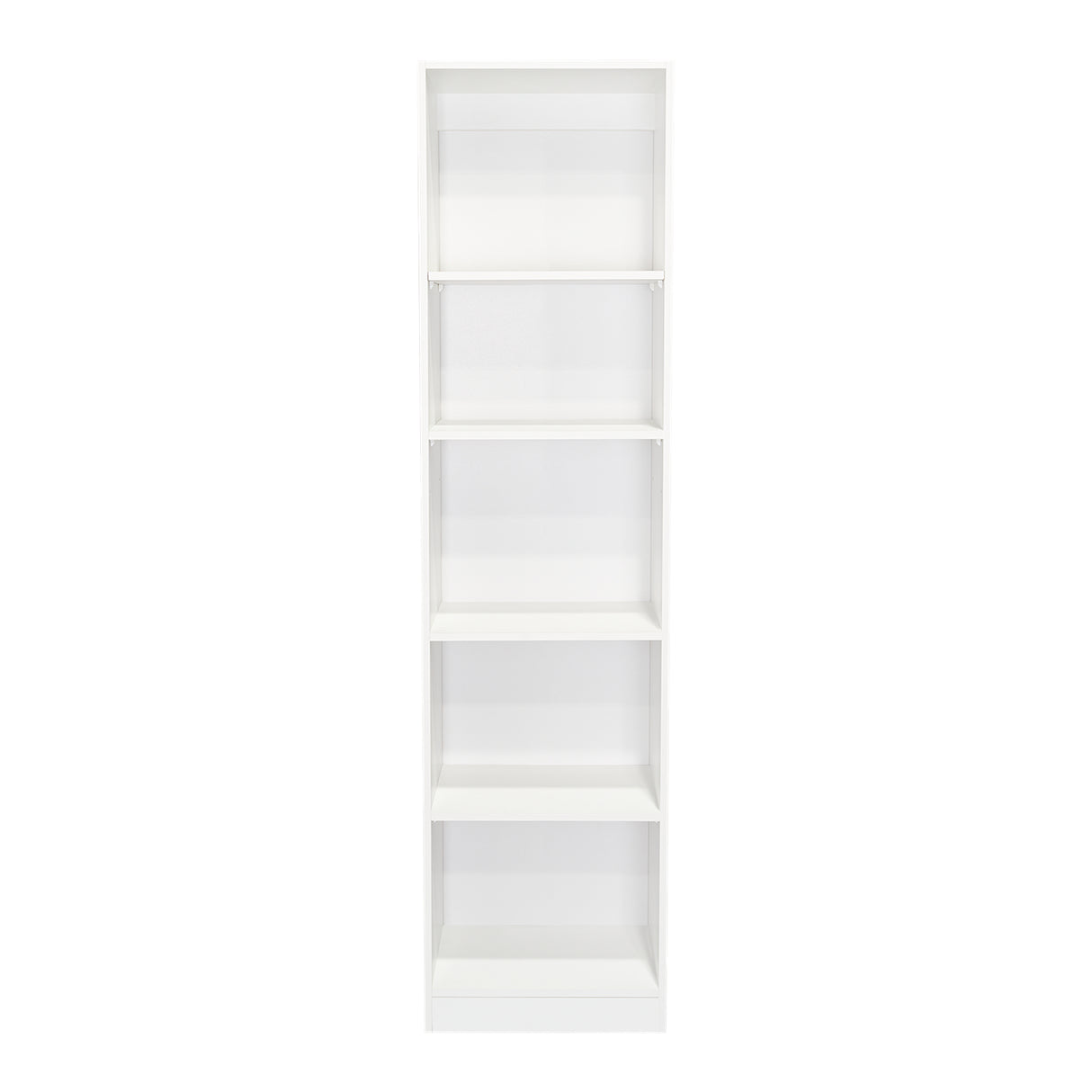 Estantería Home Blanco 45x181cm con Cinco Compartimientos - Bibliotecas y Estanterías | Bylmo