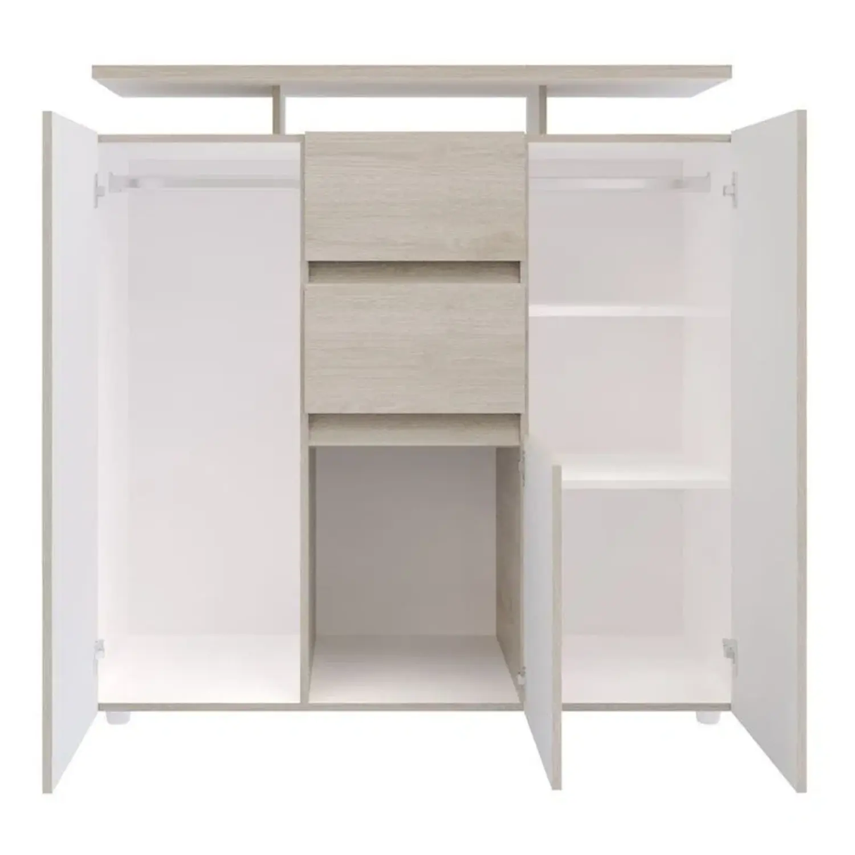 Cajonera Versa Moderno Con Espacio Para Tv 52 Pulgadas - Cajoneras y Comodas | Bylmo