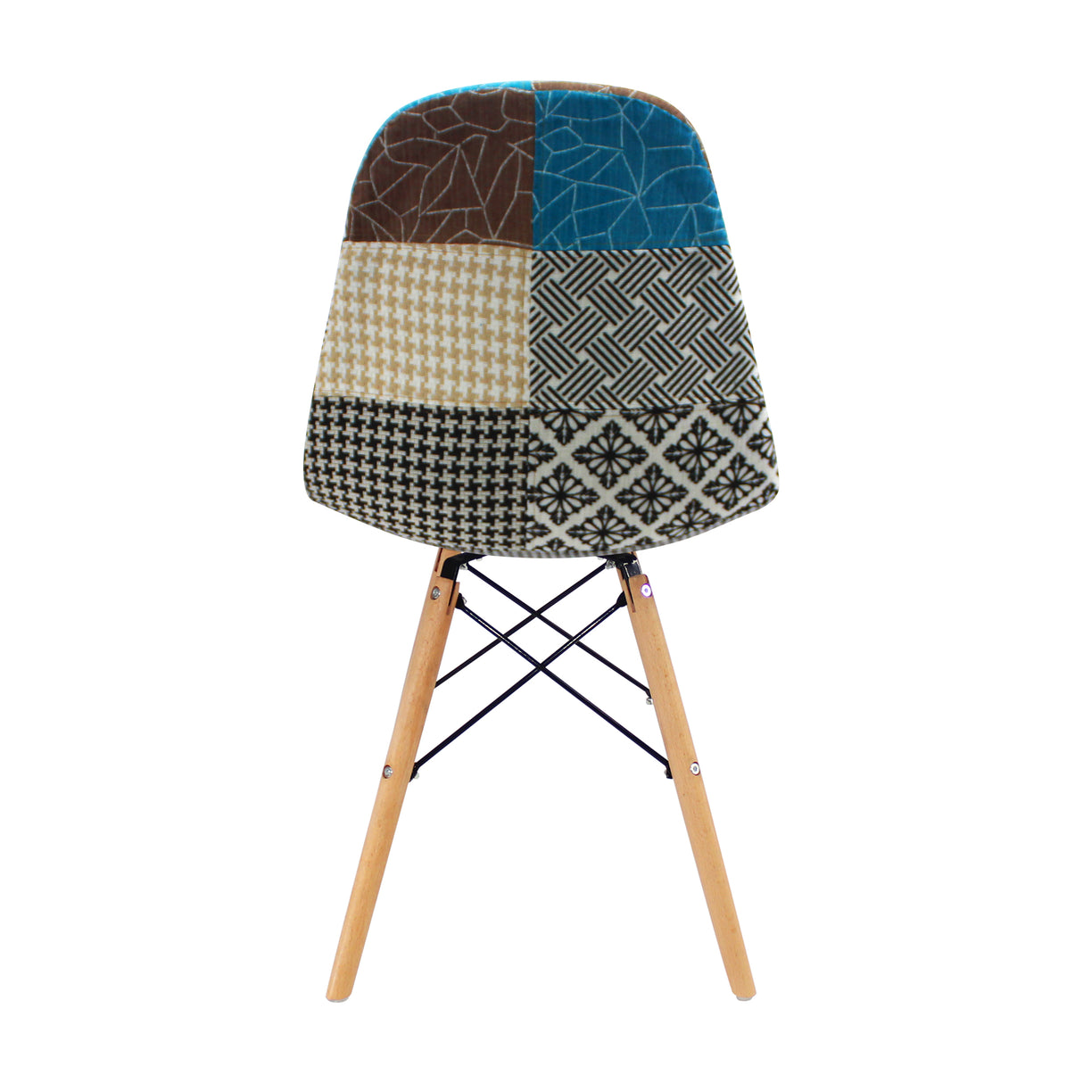 Silla Comedor DKR Eames 62 cm Patchwork Moderna - Sillas y Butacos | Bylmo