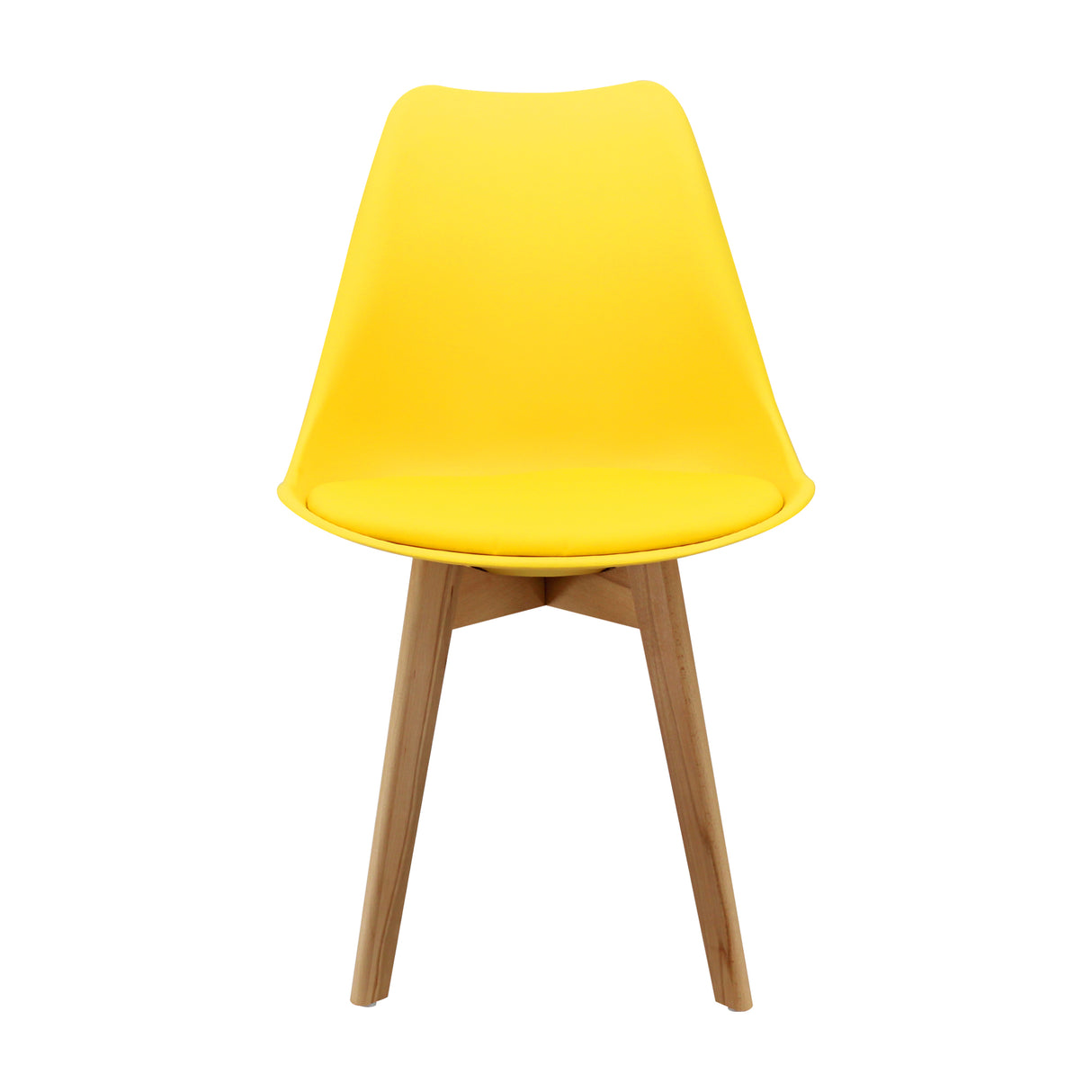 Silla Comedor Joly Amarillo Eco Cuero Moderna Nórdica - Sillas y Butacos | Bylmo