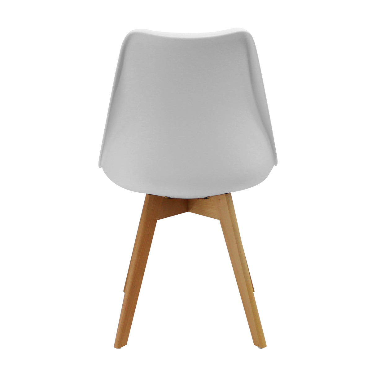 Kit x 2 Sillas Comedor Joly Modernas Blanco 49 cm - Sillas y Butacos | Bylmo
