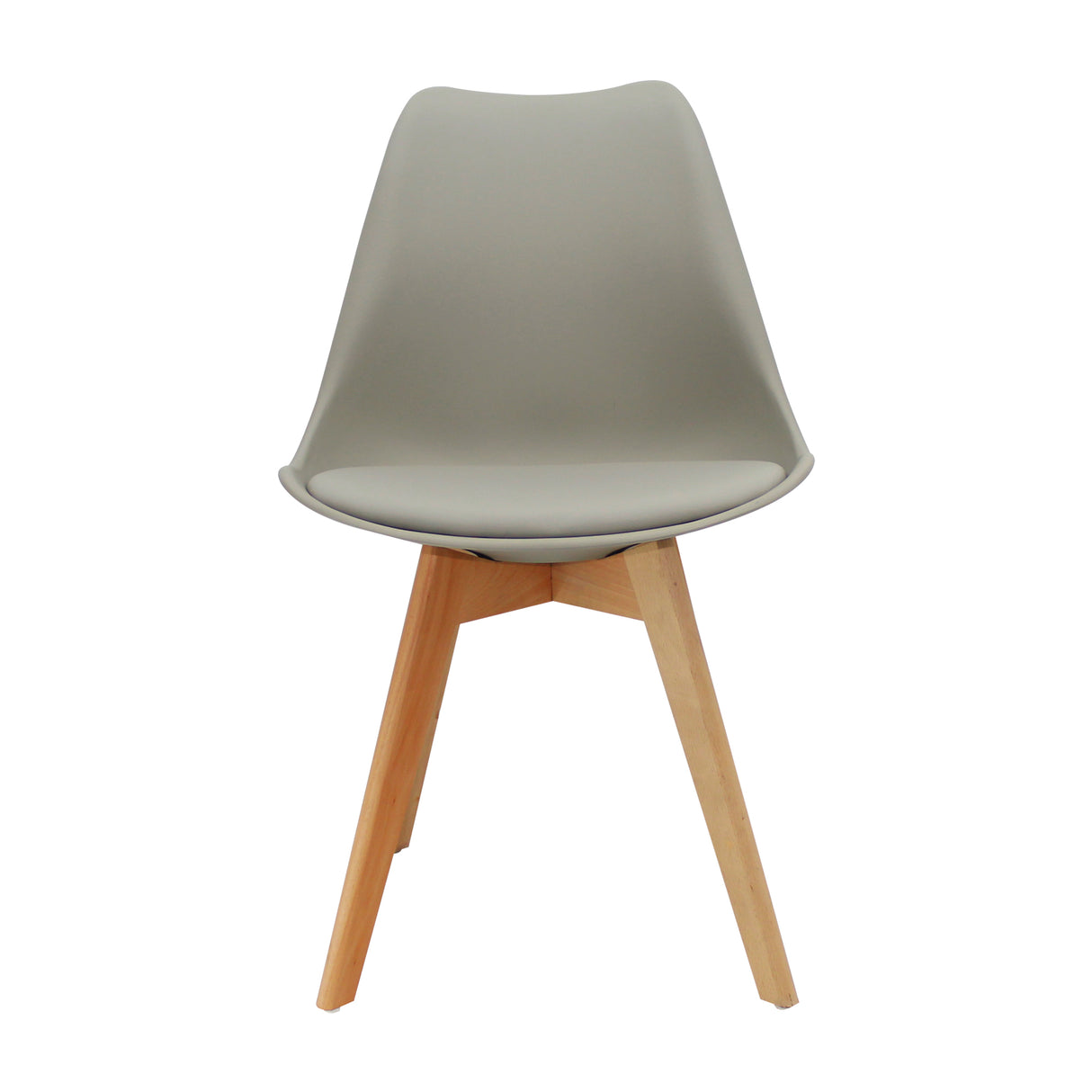 Kit x 2 Sillas Comedor Joly Gris Elegante y Moderno 49 cm - Sillas y Butacos | Bylmo