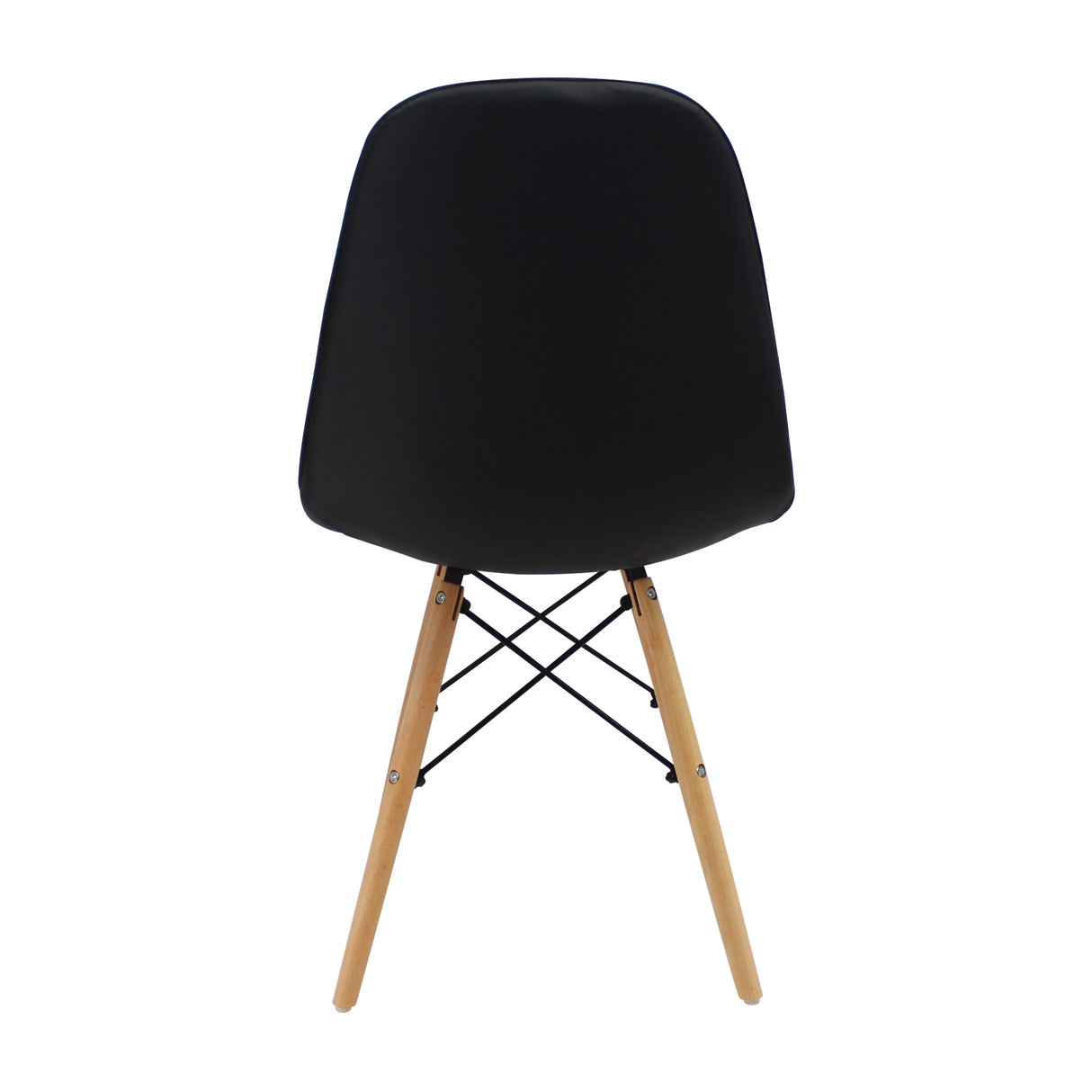Kit x 2 Sillas Comedor DKR Botones Estilo 44 cm Negro - Sillas y Butacos | Bylmo