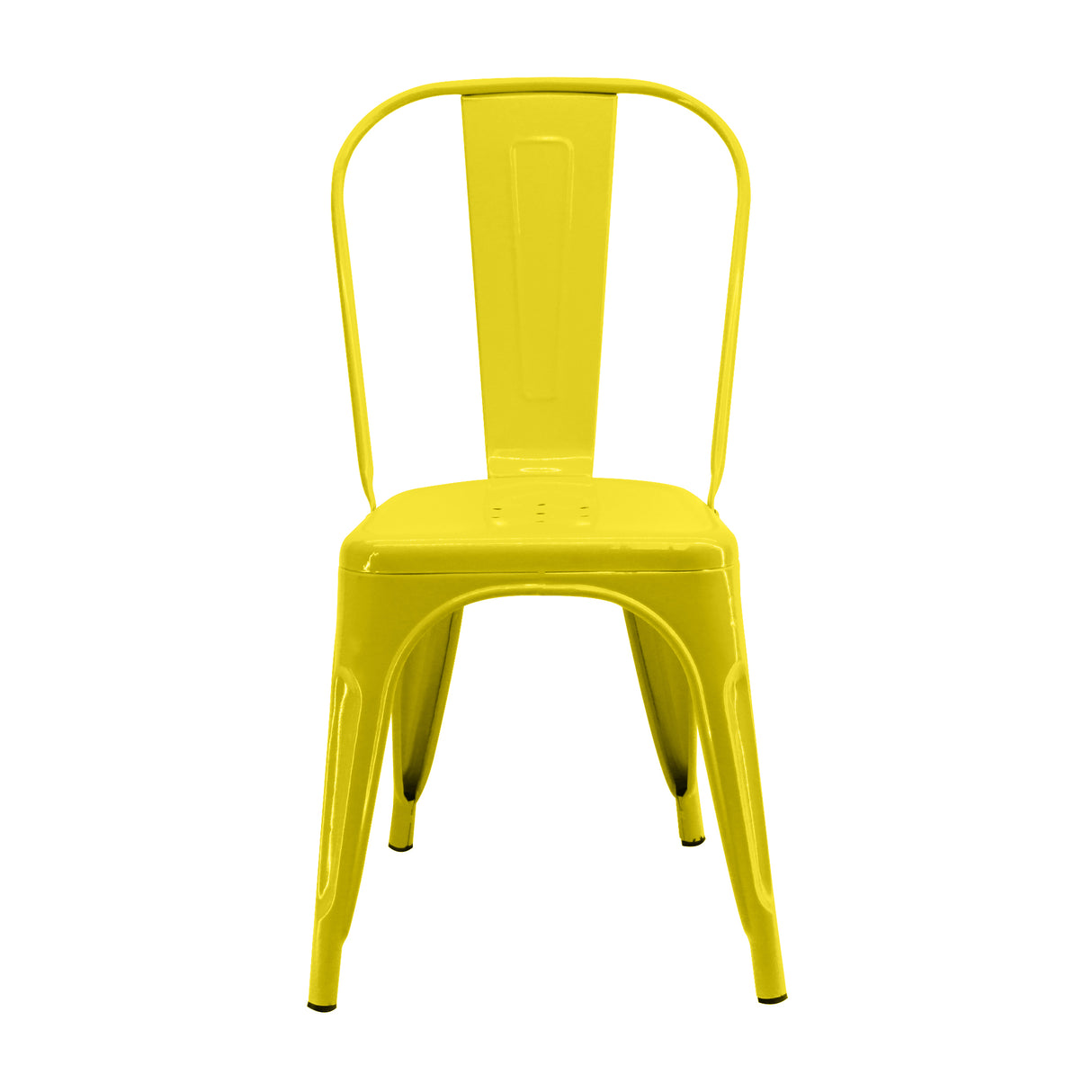 Kit x 2 Sillas de Comedor Titan Tolix Amarilla 36 cm Elegante - Sillas y Butacos | Bylmo