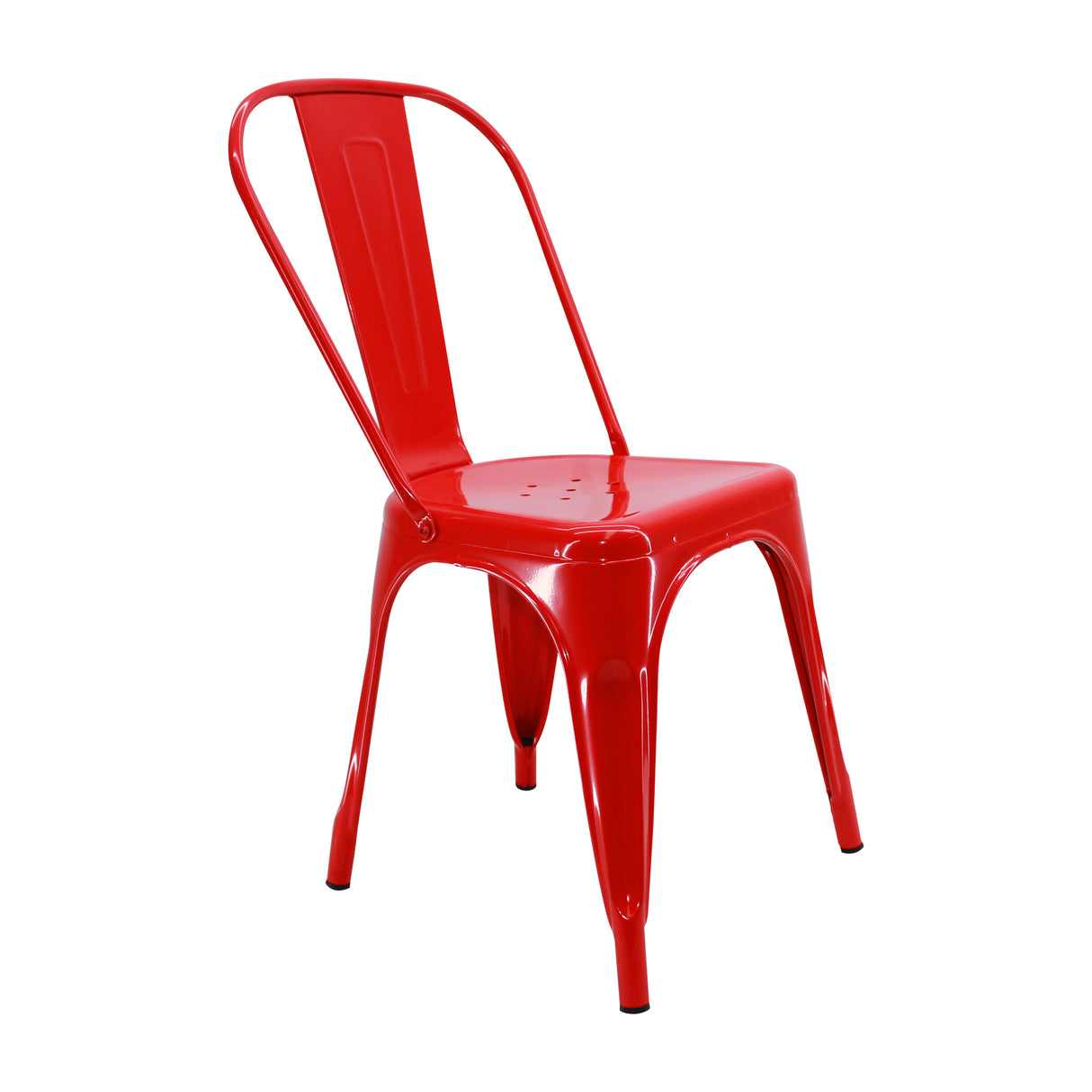 Kit X 2 Sillas De Comedor Titan Rojo 36cm Metal Moderno - Sillas y Butacos | Bylmo