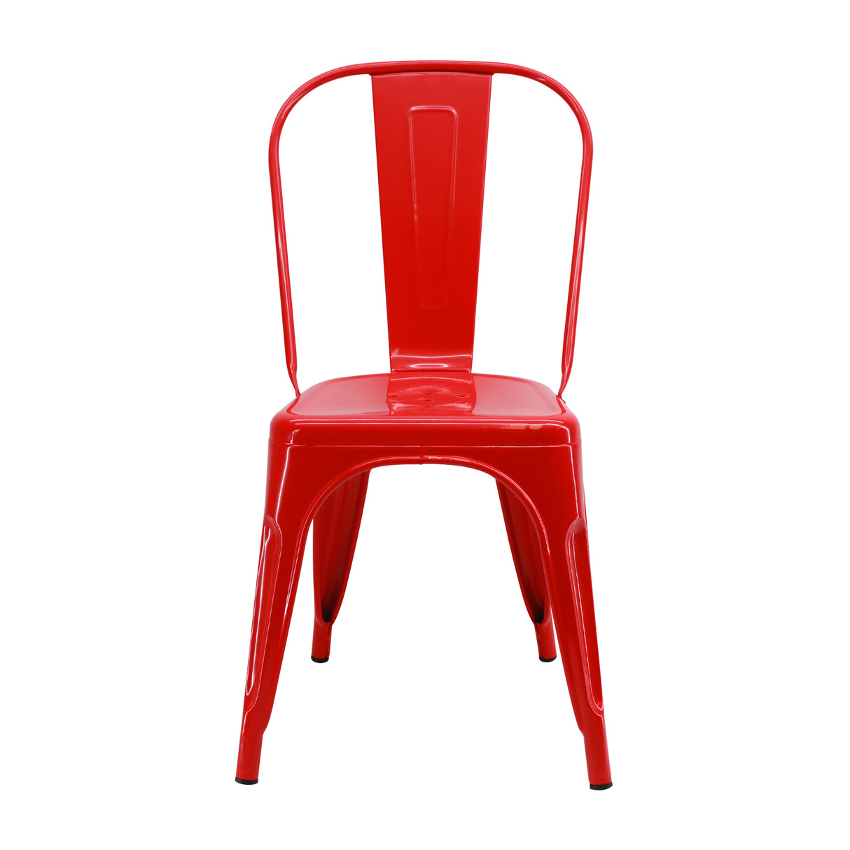 Kit X 2 Sillas De Comedor Titan Rojo 36cm Metal Moderno - Sillas y Butacos | Bylmo