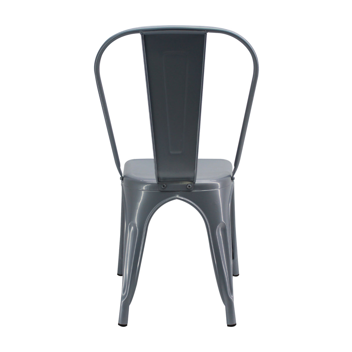 Kit x 4 Sillas de Comedor Tolix Titan Elegancia Durabilidad y Estilo Clásico en Gris Metal - Sillas y Butacos | Bylmo
