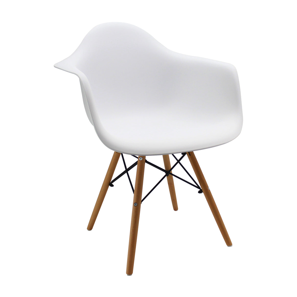 Kit x 4 Sillas Comedor DKR Eames Moderno Polipropileno Blanco 62 cm - Sillas y Butacos | Bylmo