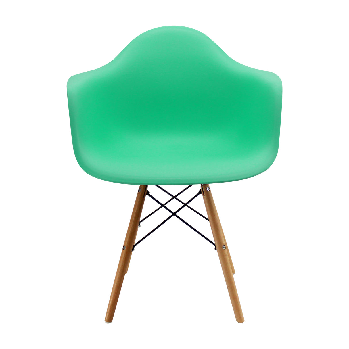 Kit x 4 Sillas Comedor DKR Eames Verde Menta 62 cm Polipropileno - Sillas y Butacos | Bylmo