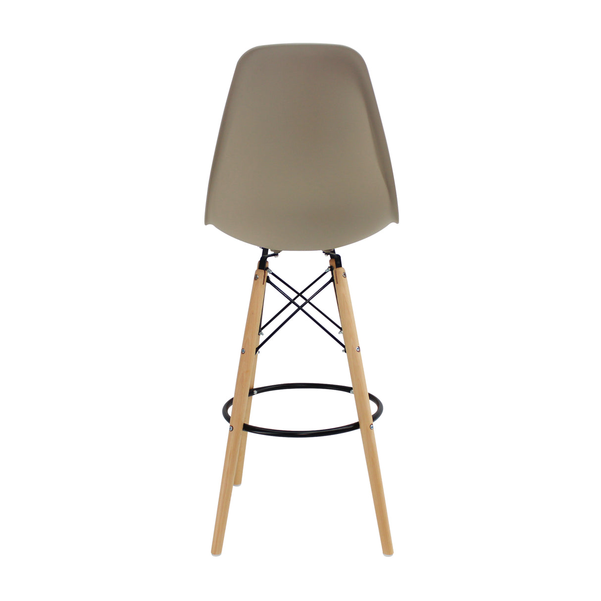 Set x 2 Sillas de Bar DKR Eames Beige Polipropileno 56x106cm - Sillas y Butacos | Bylmo