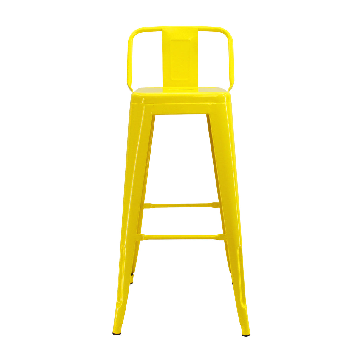 Silla Bar Titan Amarillo Metal 41.5x78cm Diseño Moderno - Sillas y Butacos | Bylmo