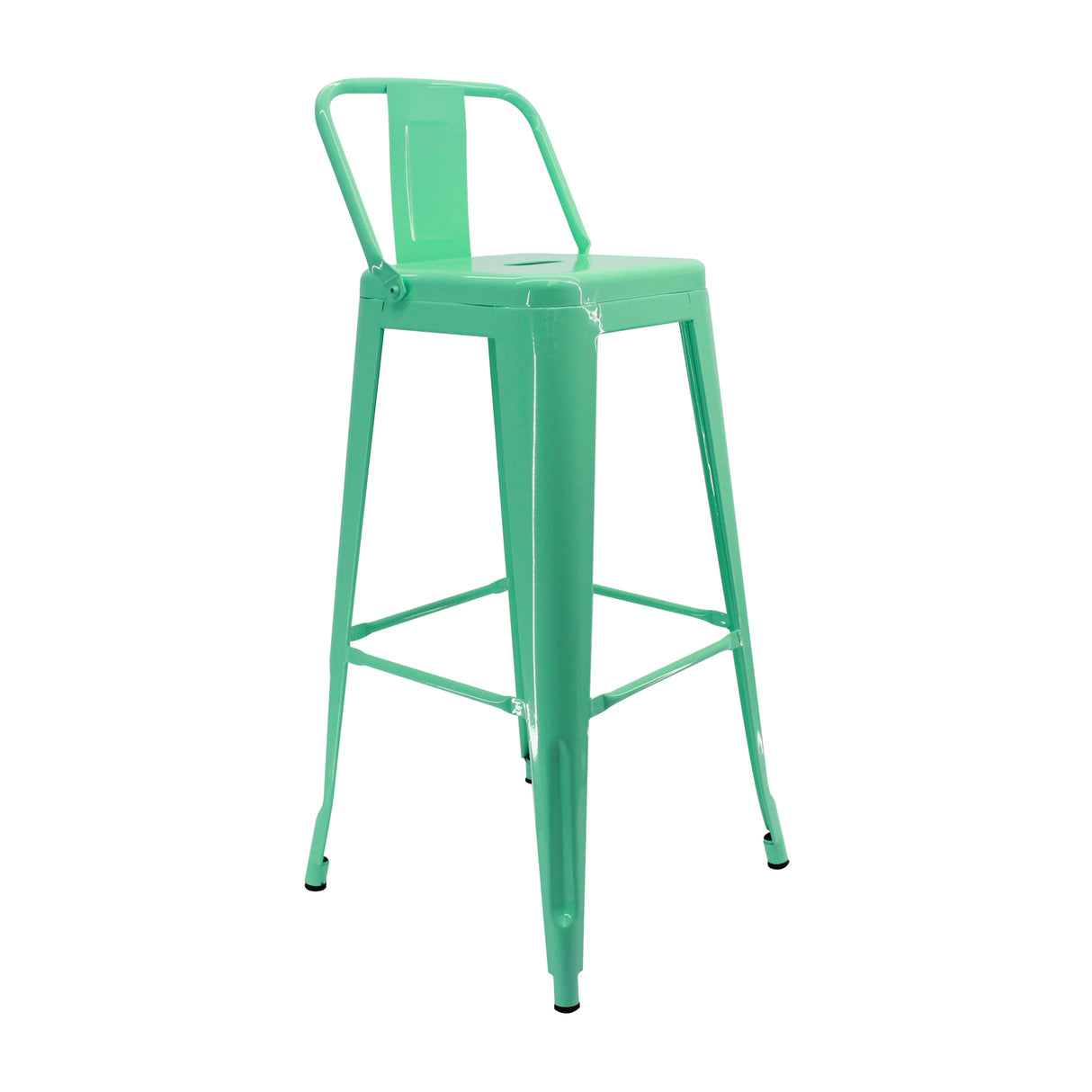 Silla Bar Titan Clásica Verde Menta 41.5x78cm Resistente - Sillas y Butacos | Bylmo