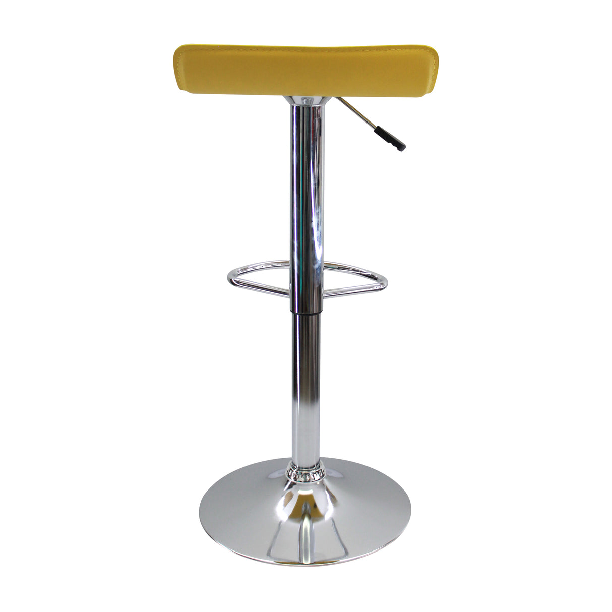 Set x 3 Sillas de Bar Wave Amarillo 38x79cm Diseño Moderno Altura Ajustable - Sillas y Butacos | Bylmo