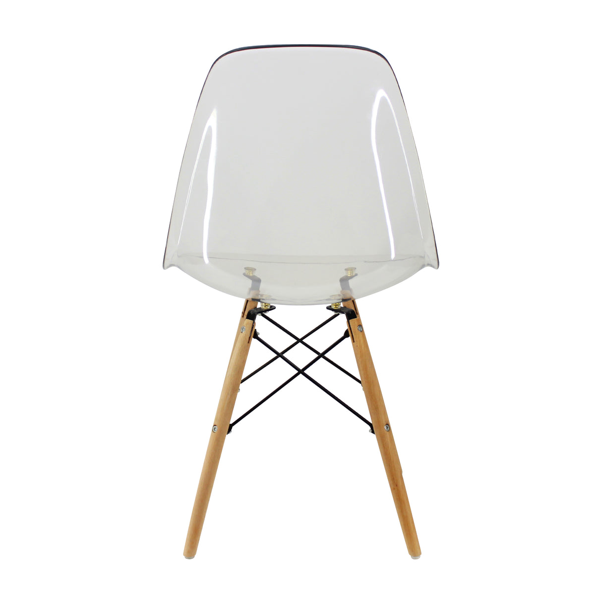 Silla de Comedor DKR Eiffel Policarbonato Transparente - SILLAS Y BUTACOS | Bylmo