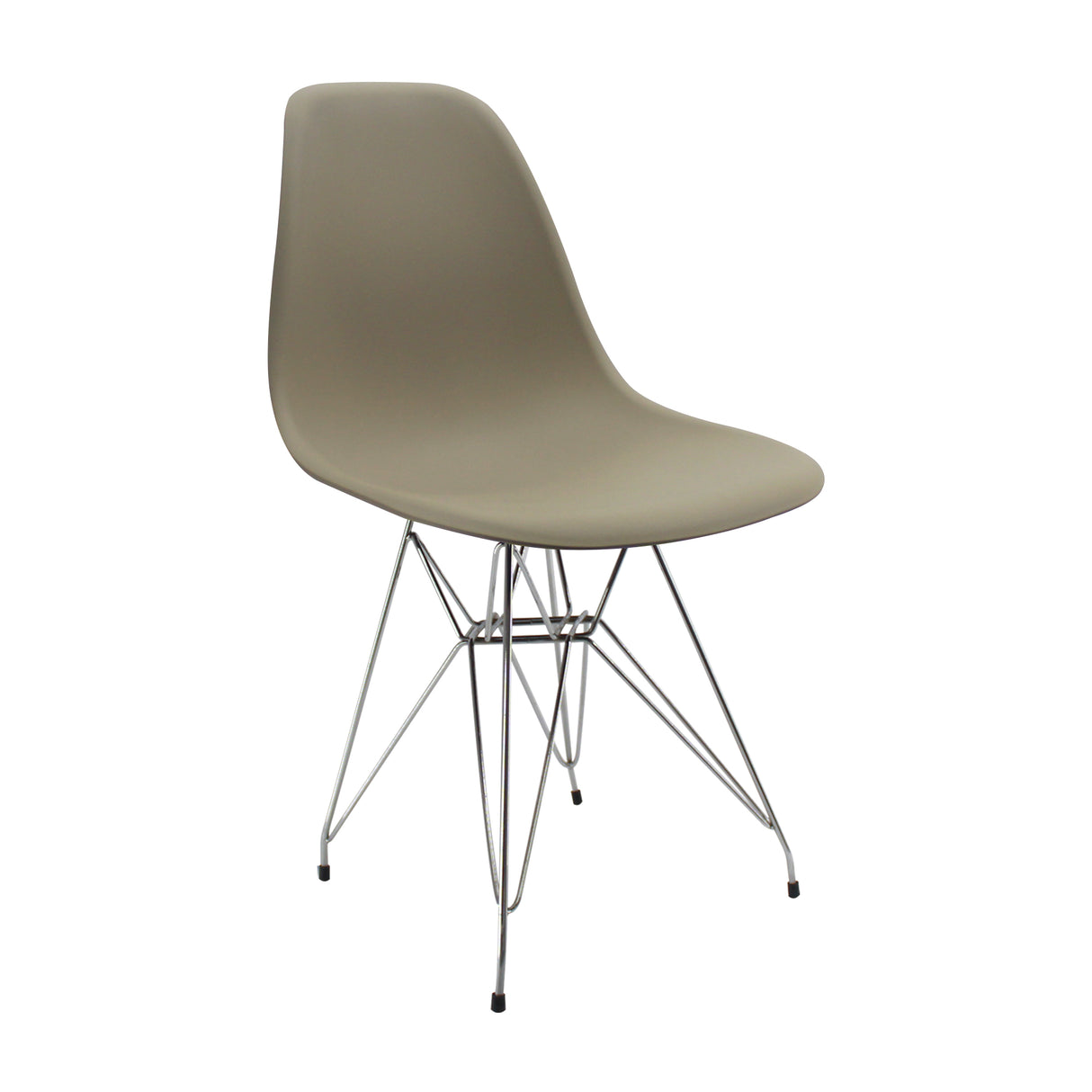 Silla de Comedor DKR Eames Beige 62x44 cm Polipropileno Diseño Moderno - SILLAS Y BUTACOS | Bylmo