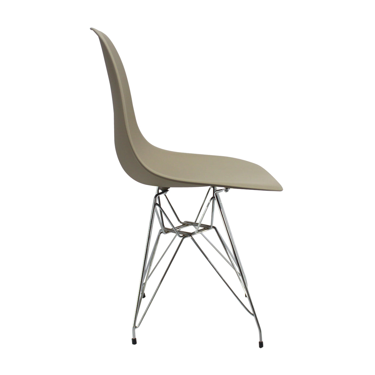 Silla de Comedor DKR Eames Beige 62x44 cm Polipropileno Diseño Moderno - SILLAS Y BUTACOS | Bylmo