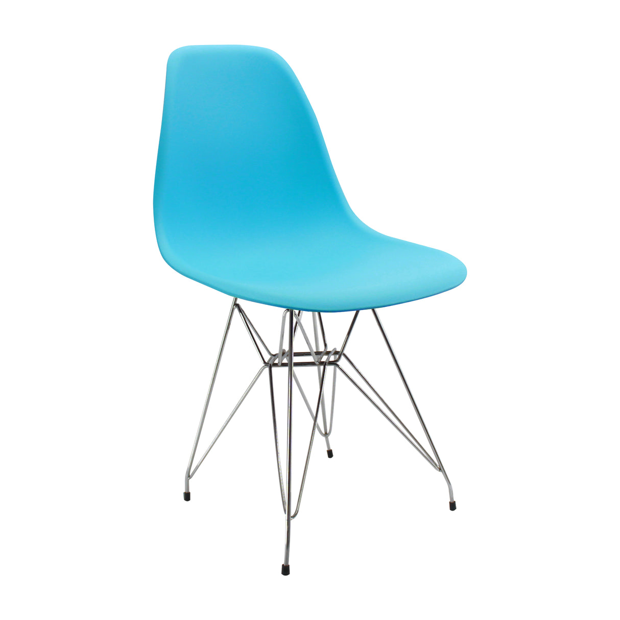 Silla de Comedor DKR Eames Azul 62x82cm 62x44 cm Polipropileno Diseño Moderno - SILLAS Y BUTACOS | Bylmo