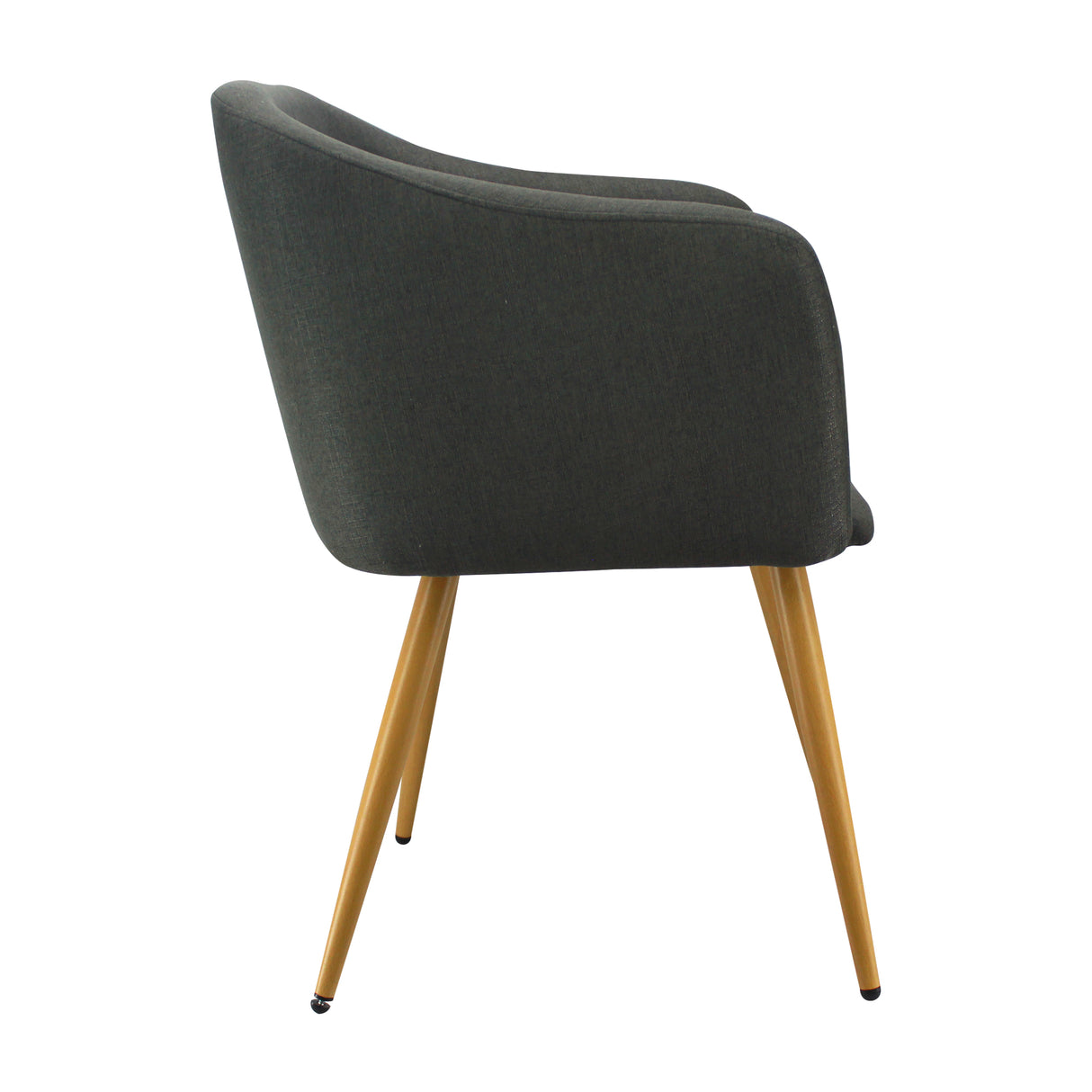 Silla de Comedor BM Lino Grafito Con Brazos - Sillas y Butacos | Bylmo