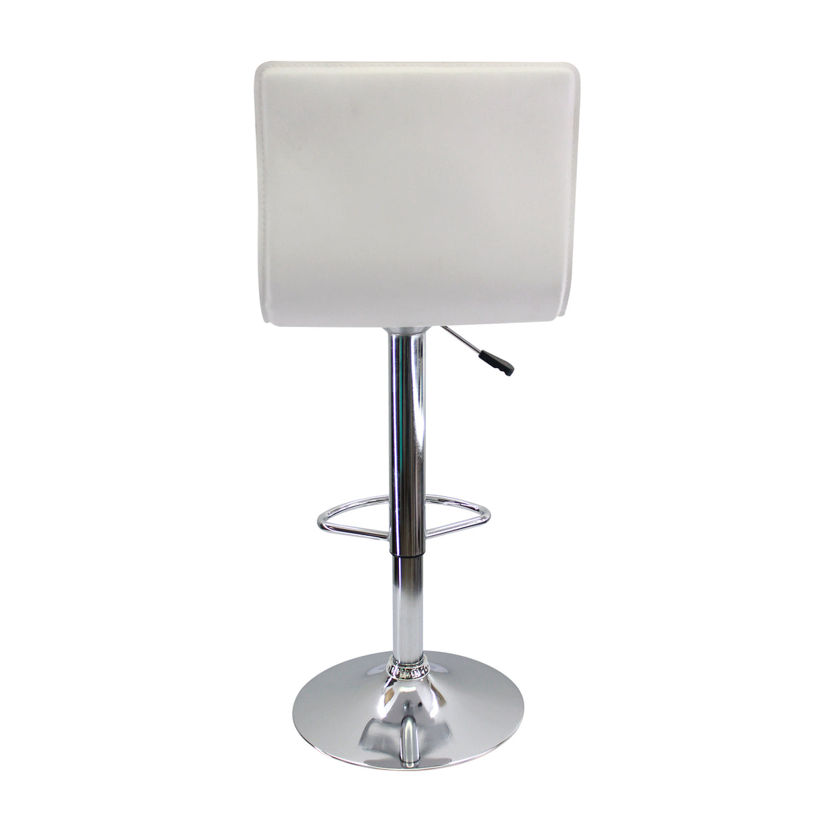 Set x 2 Sillas de Bar Wave Blanco Cuero Ecológico Altura Ajustable - Sillas y Butacos | Bylmo
