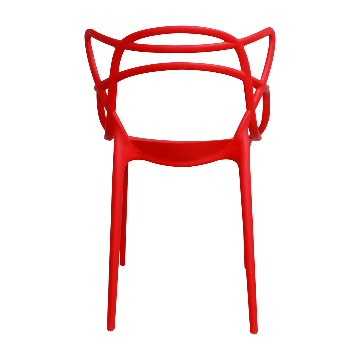 Silla para Exteriores Solna 54 cm Rojo Europeo con Apoya Brazos - Sillas de Exterior | Bylmo