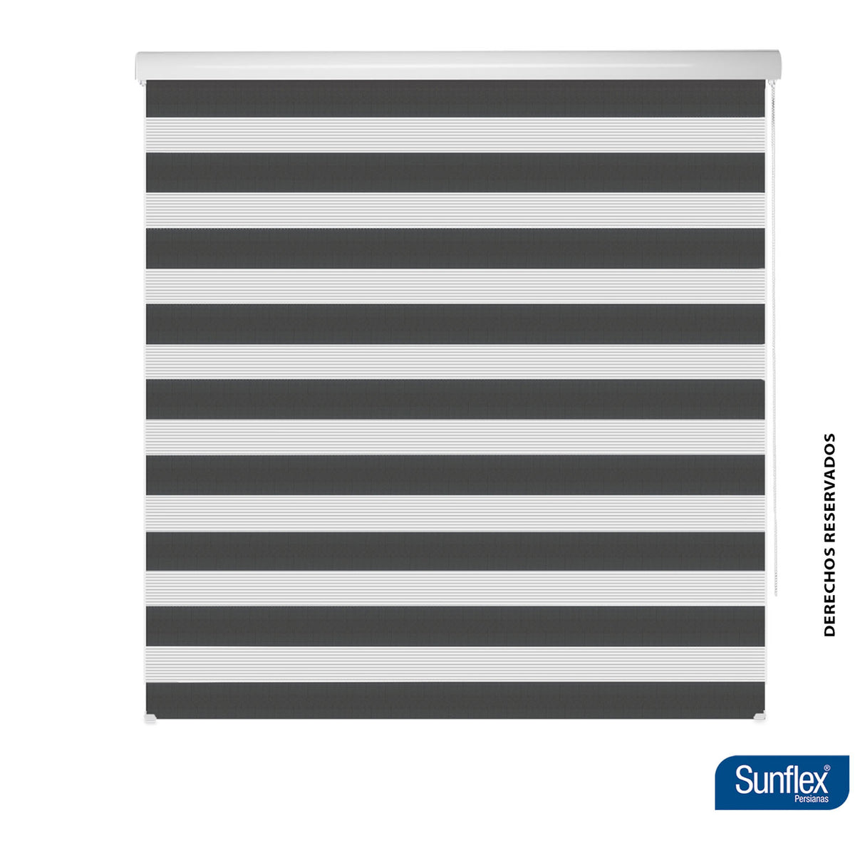 Cortina Roller Duo Coren Roll 180x170cm Gris Oscuro - Cortinas y Persianas | Bylmo