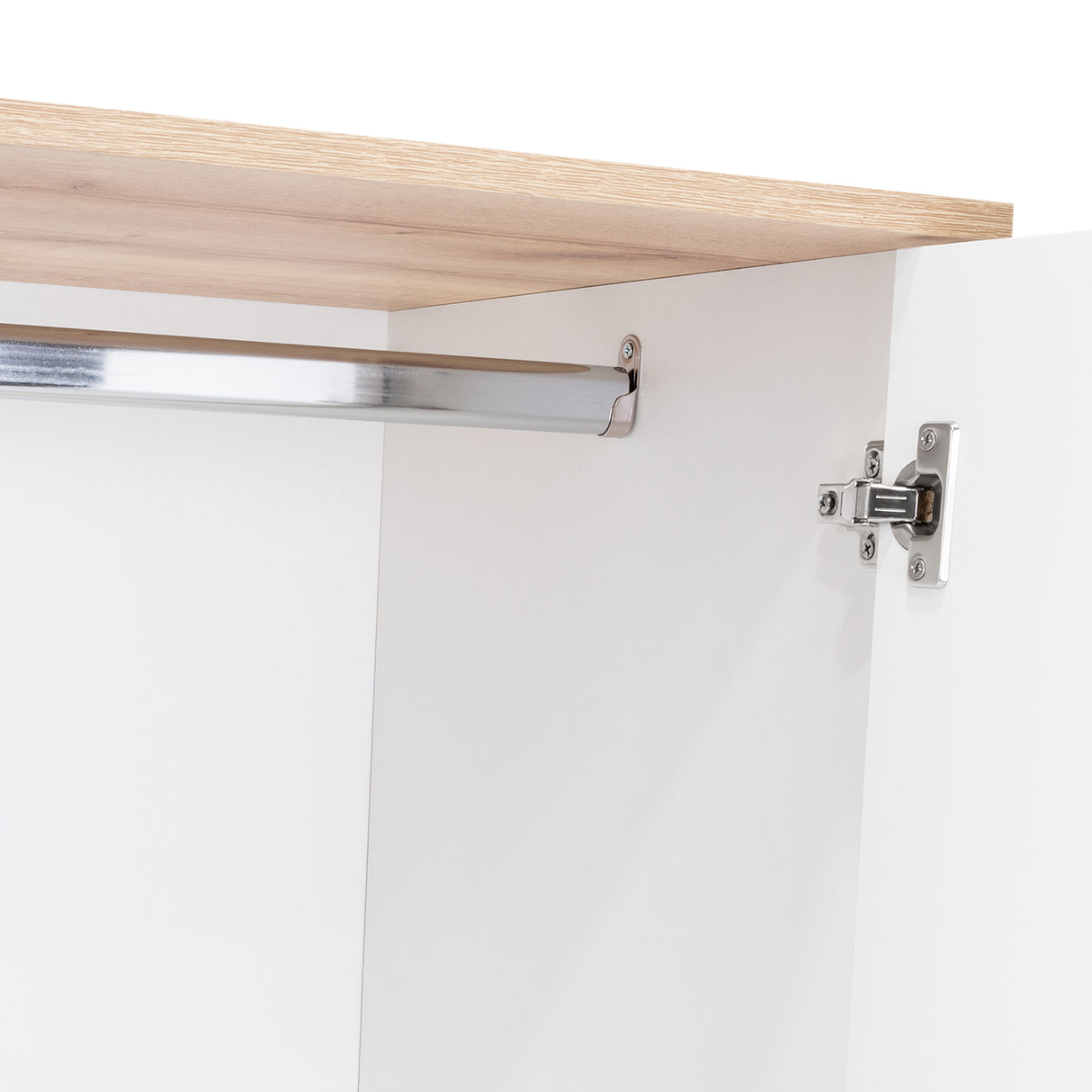 Closet Bi Color 80x150cm Blanco con Dos Cajones Moderno - CLOSETS | Bylmo