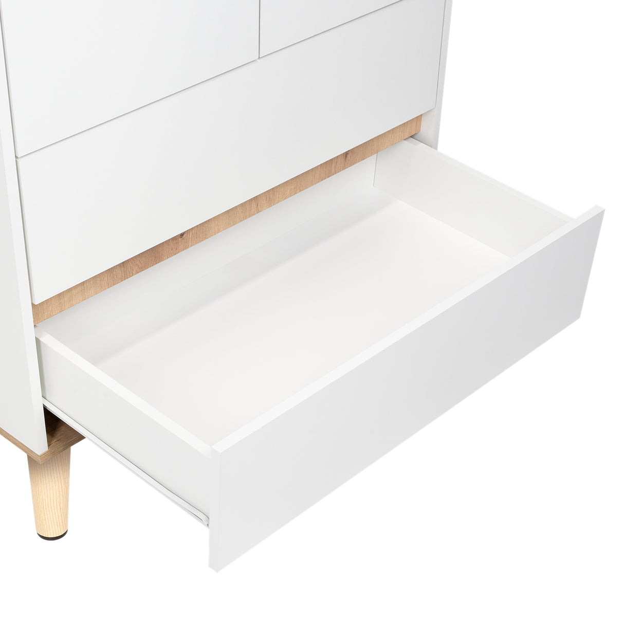 Closet Bi Color 80x150cm Blanco con Dos Cajones Moderno - CLOSETS | Bylmo