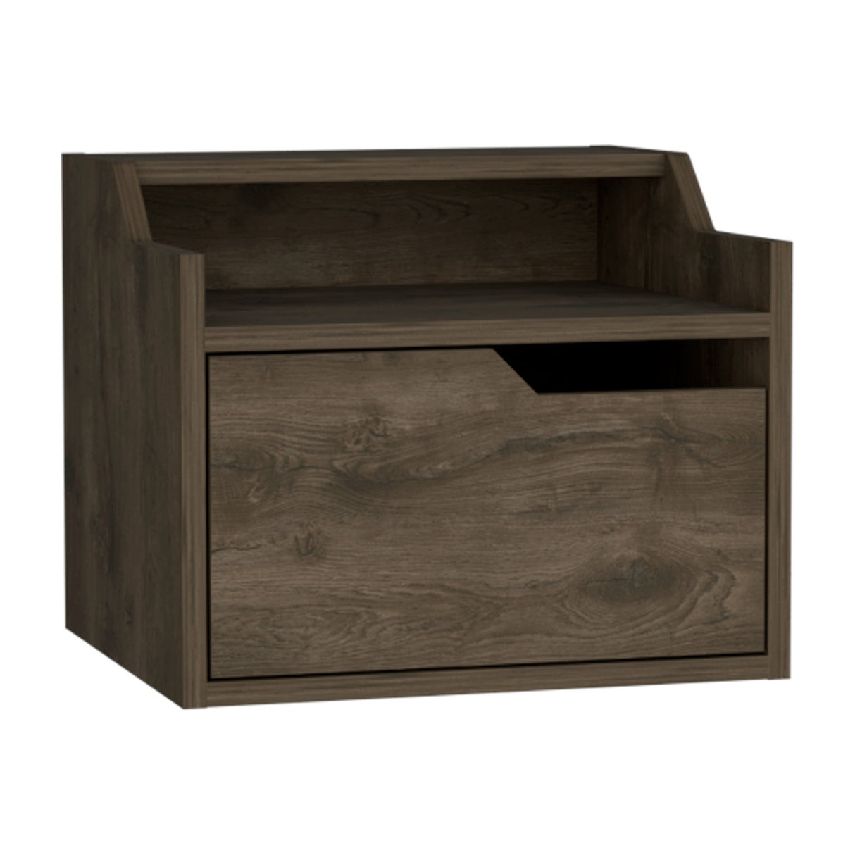Mesa de Noche Busan 40x33cm Bellota Flotante con Un Cajón - Mesas de Noche | Bylmo