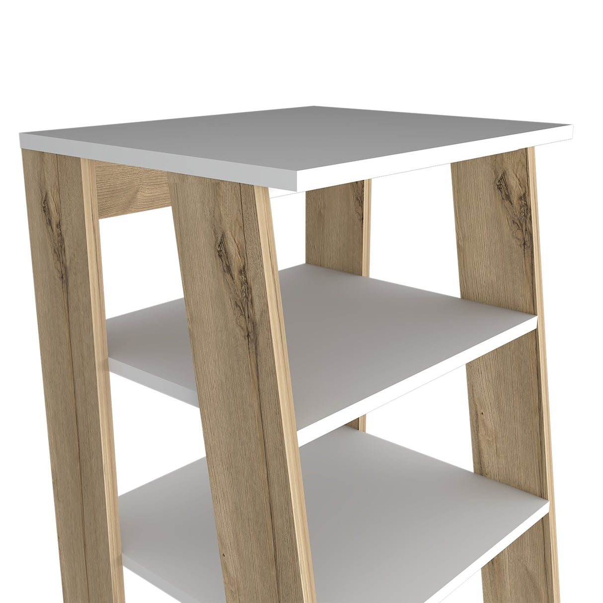 Mueble para Baño Bi Color 44x75.6cm Blanco con Patas y Entrepaños - Muebles para Baño | Bylmo
